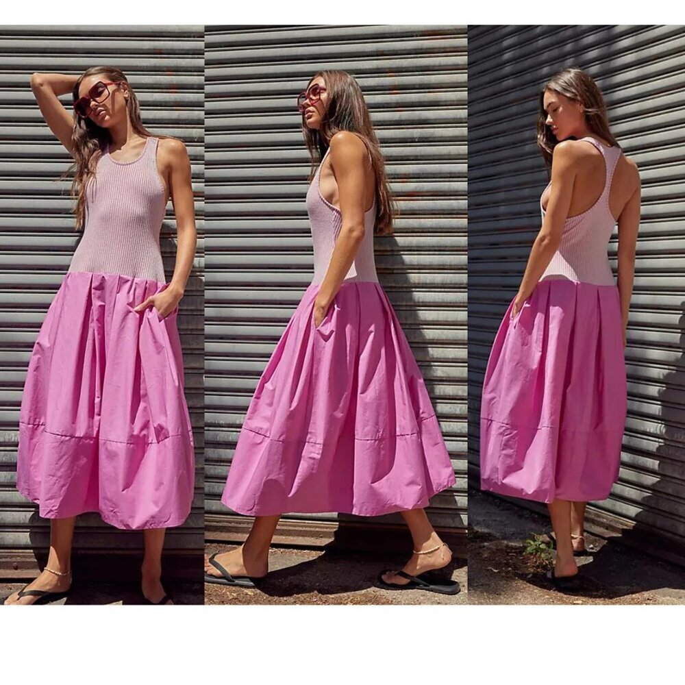 Free People Drops of Venus Midi Dress NWOT Small